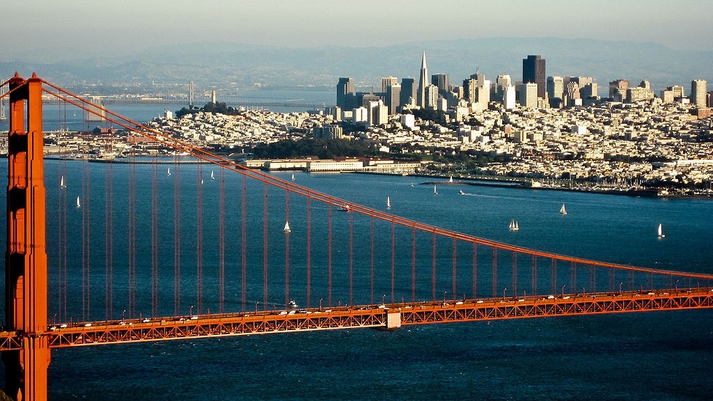 San Fransisco seen from the Marin highlands