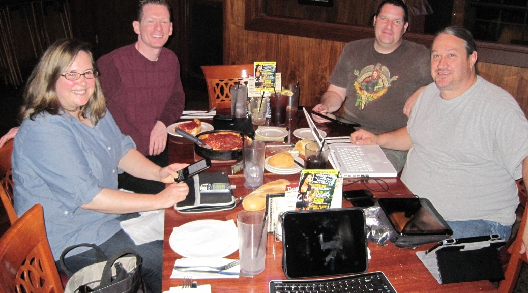 From left: Sara, Chad, Keith and Marc. (Not pictured - George)
