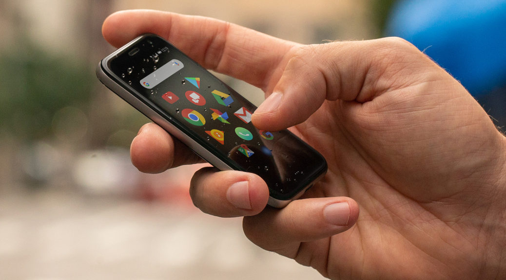 The New Palm phone.